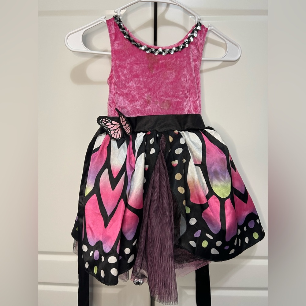 Girl's Butterfly Costume Size Size Small 4 by Fairy Dust